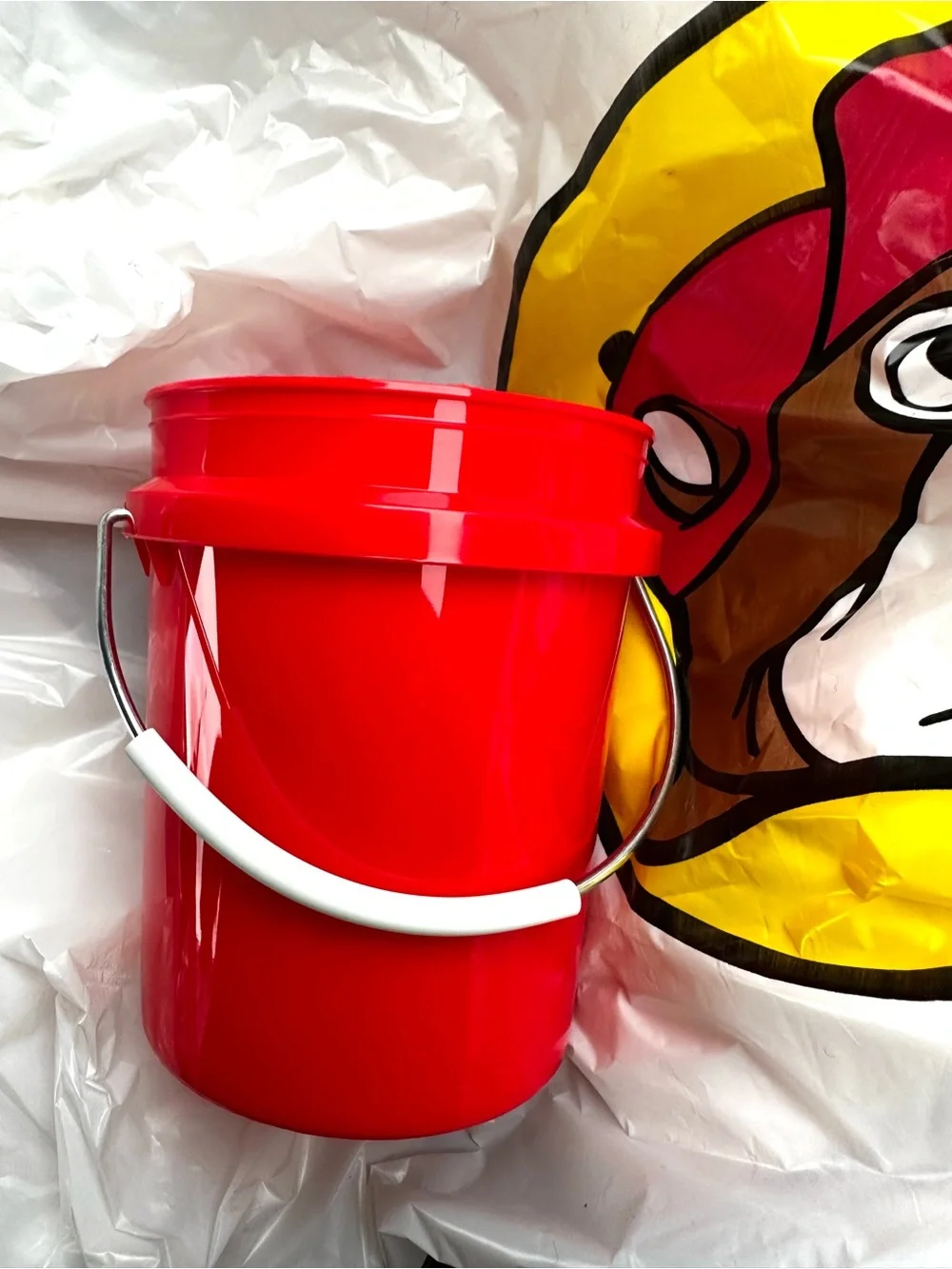 Buc-ee's Red Logo Storage Bucket